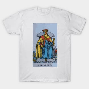 King of Cups - A Tarot Print T-Shirt